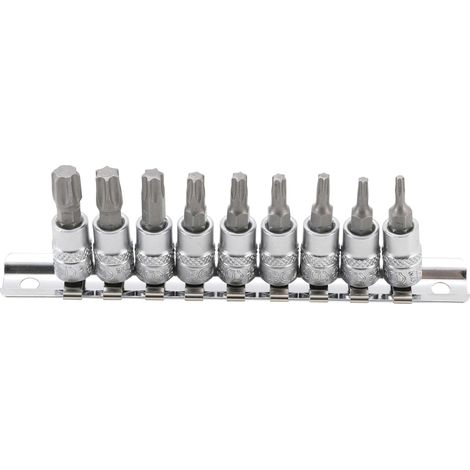 Juego de dados bgs technic acero cromo vanadio 9 piezas
