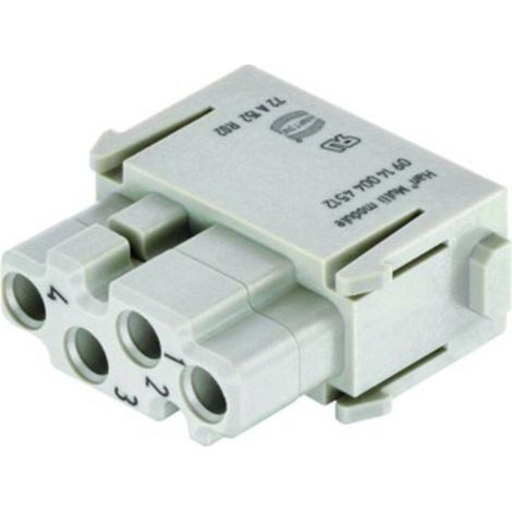 Modulo presa 09140044512 HARTING Contenuto: 1 pz. Modulo femmina (1/2)