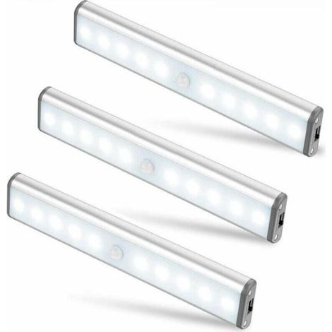 LED light, wireless, USB rechargeable, magnetic, motion sensor, 2 lighting modes, portable. Closet lights, portable emergency lights, night lights for children (1/5)