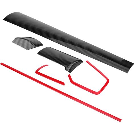 6-teiliges Set dekorativer Aufkleber für die Armaturenbrettabdeckung des Honda Civic der 10. Generation (2016–2018) (1/5)