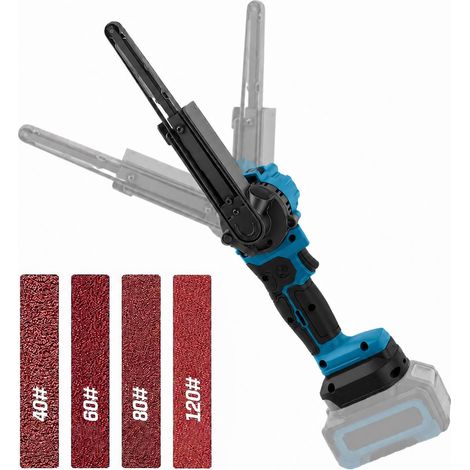 Lime Électrique, Ponceuse à Bande Sans Fil Compatible 18V (1/5)