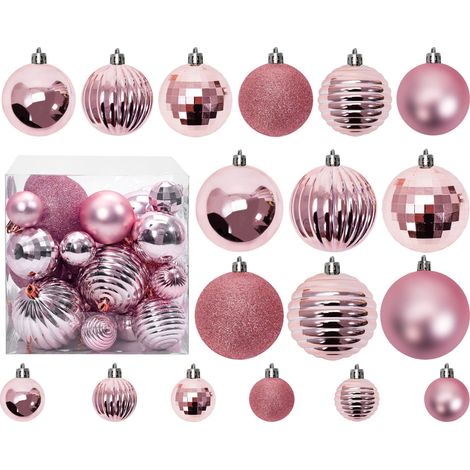 ADORNOS PARA EL ÁRBOL DE NAVIDAD 311433 ROSE RED