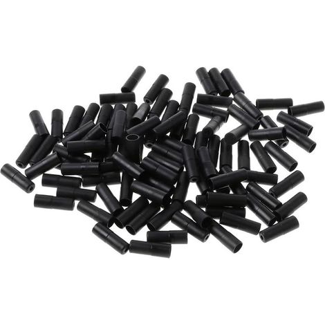 100 Pcs Embouts Gaine Fixation Câble Frein Plastique pour Vélo VTT Pratique et Durable (1/5)