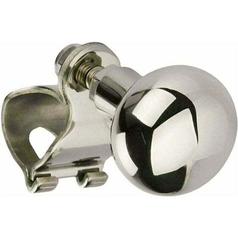 Boule de Volant Voiture INOX Boule de Volant Voiture Booster De Volant De Voiture Universel Bouton Poignée Boule de Rappel de Volant Bouton pour Volant Boule Commande Volant Voiture (1/4)