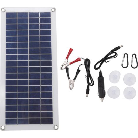 solaire portable étanche 10 W 12 V CC à haut rendement de (1/5)
