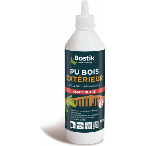Cola líquida de poliuretano para madera de exterior - BOSTIK - frasco de 500 g - 30610777