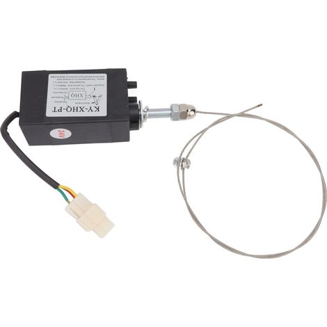 Dispositif d'extinction de moteur 24V, électrovanne de générateur en acier inoxydable ABS pour remplacement de puissance, Type normalement ouvert