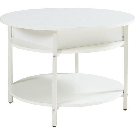 Mesa de centro consola blanca con tapa elevable 030010797