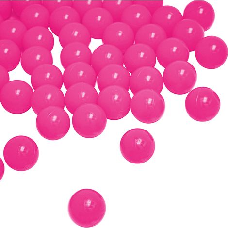 LittleTom set di 50 Palline 5,5cm per riempire piscine gioco per bambini Rosa (1/5)