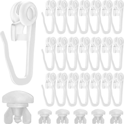 Poulies silencieuses sélectionnées, 100 poulies filetées, jeu de 6 pièces (1/5)