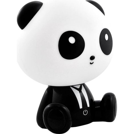 Lampe de chevet LED 2,5W Panda noir/blanc Polux 307651 (1/3)