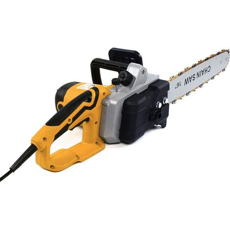16 Zoll Kettensäge Elektrosäge Holzschneider für präzise Schnitte im Garten und für DIY Projekte Starker 40 Kupferdraht Motor und automatische Kettenanpassung 2000W