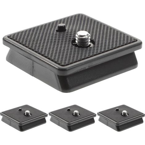 Lot de 4 plaques de Fixation Rapide pour Appareil Photo : Adaptateur de Base pour stabilisateur de trépied - Support de Montage 41 mm, pièce de Rechange pour Reflex numériques et caméras (1/5)