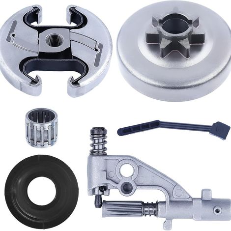 Kit cloche, embrayage, turbine, pompe à huile compatible avec Husqvarna 455 460, 537291702