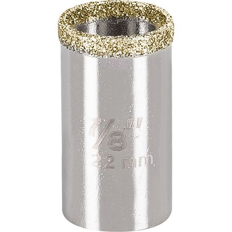 Corona diamante con borde continuo - Ø 22 mm