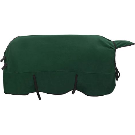 Horse Blanket Full Dark Green 125 cm Polyester vidaXL