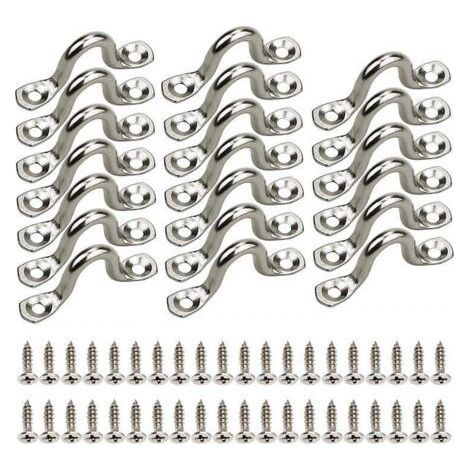 Boat Grab Handle, 20pcs 56mm 316 Stainless Steel Grab Bar for Yacht Boat, RV (1/4)