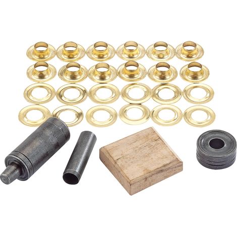 Draper Eyelet and Grommet Kit (Model 85665) for Upholstery and Fabric Projects