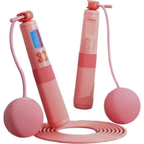 compteur De Corde Sauter Numrique-rose - Corde Sauter Sans Fil - Quipement D'exercice - Perte De Poids - Fitness Professionnel