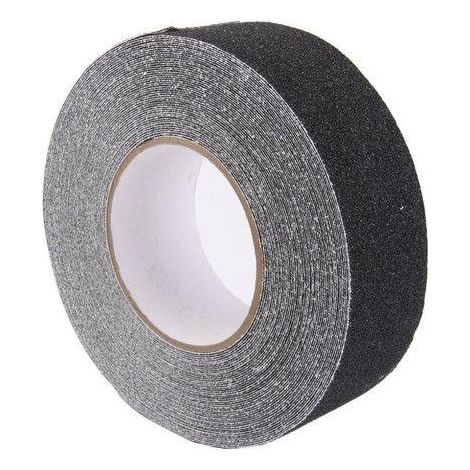 FPLUS cinta antideslizante 50mmx15 mts , Cinta Antideslizante negra 50MM x 15 mts
Cinta antideslizante premium de alta tracción  impregnada con un abrasivo mineral grano 60 que ent