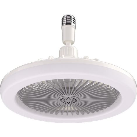 Ventilateur De Plafond Avec Luminaire LED - 30 W - 3 Vitesses - 3 Températures De Couleur Réglables - Minuterie - Pour Chambre Petite Surface Bureau Dortoir - 1 Pièce (1/5)