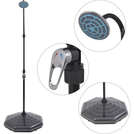 Douche solaire de jardin Douche de salle de bain - 20 L Aluminium HDPE BV981750 - BonneVie (1/5)