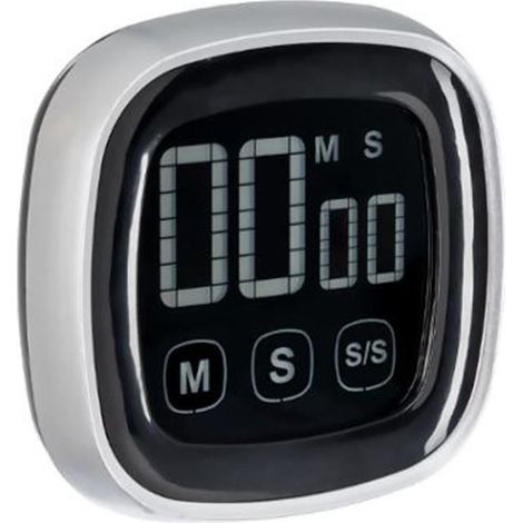 (Silber) Digitaler Küchentimer „magnetisch“ 7 cm Silber (1/3)