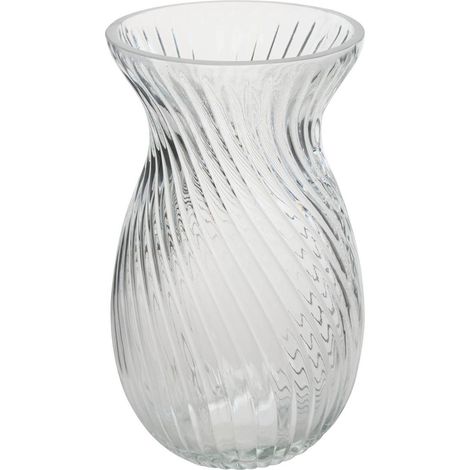 Vaso in vetro manel 12x12x20cm trasparente - Atmosphera créateur d'intérieur