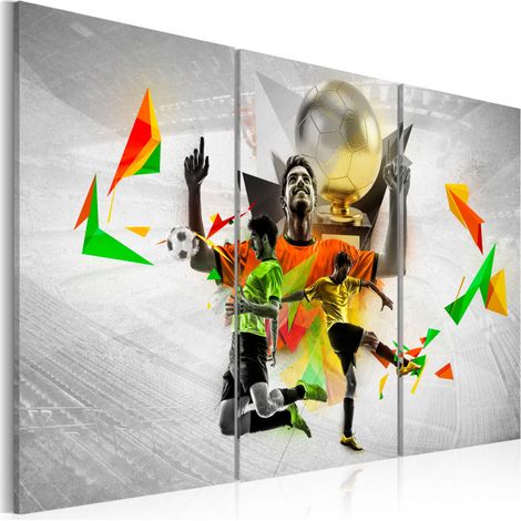 Tableau Imprimé "Rêves de Football" 40 x 60 cm