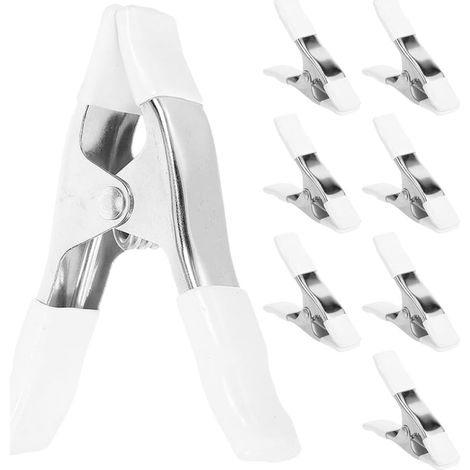Lot de 5 Coupelles en Feutre Antidérapantes Blanches pour roulettes de Chaises de Bureau, Supports de roulettes Meubles, Protection Sol Rayures et Bruit (1/5)