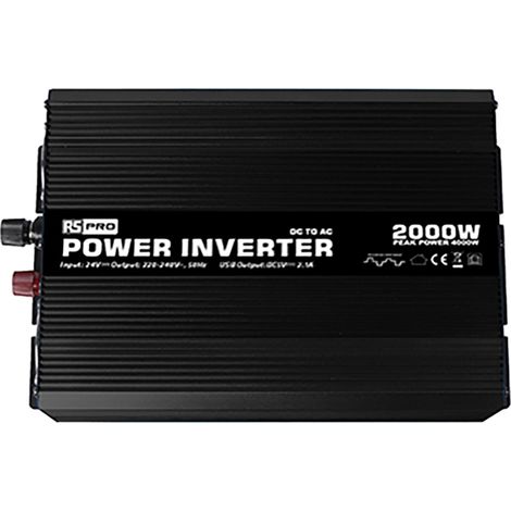 Convertisseur continu-alternatif, Onde sinusoïdale modifiée, 12V c.c. / 230V - 2000W ( Prix pour 1 ) (1/3)