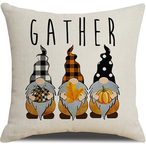 Hot-selling Pumpkin Carriage Ginkgo Leaf Pillowcase, Autumn Home Decor, Cushion, Backrest Pillow - Style 2 + Pillow Core - 5555cm