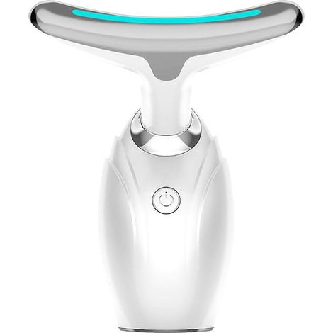 Instrument de beauté lumineux et coloré pour le cou, pour un lifting du cou et du visage. (1/5)