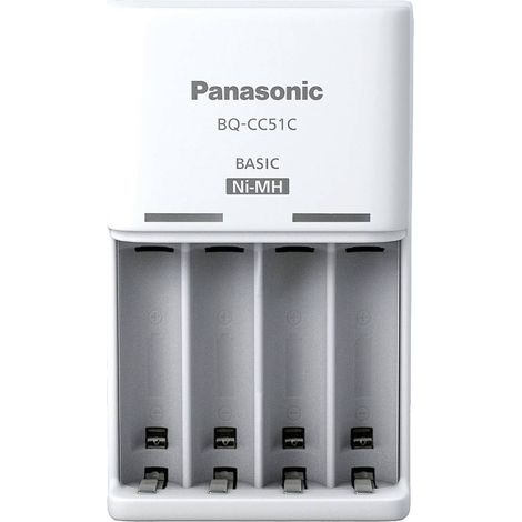 Panasonic Basic BQ-CC51 Caricatore per spina domestica NiMH Ministilo (AAA), Stilo (AA) (1/5)