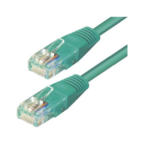 Cavo patch cat 5e da spina 8/8 occidentale (rj45) a spina 8/8 occidentale (rj45), verde, 7,0 m
