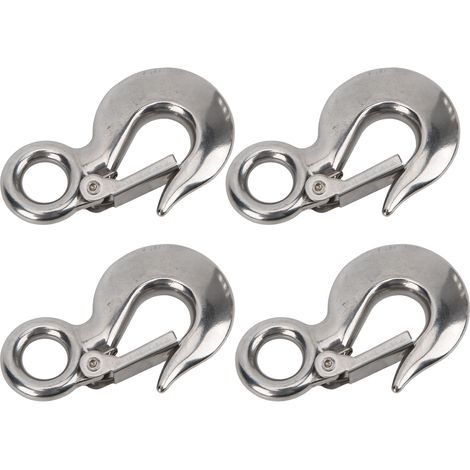 crochets de levage à œillet S320 pour grue, 0,5 T, en acier inoxydable (1/5)