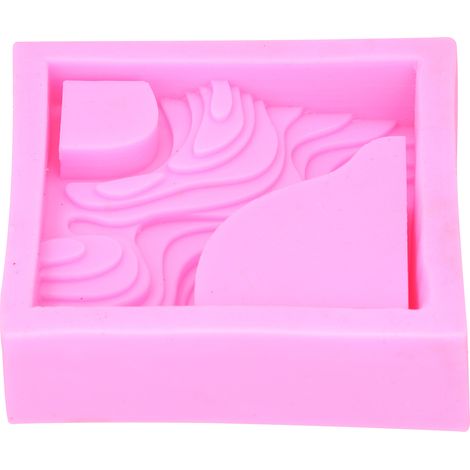 Moule en silicone pour pot de fleurs en terrasses, en plâtre et ciment, pour décoration de jardin. (1/5)