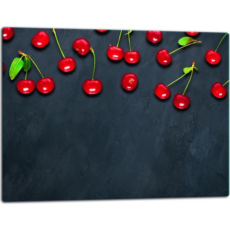 Planche à découper en verre 52x40 fruits (1/5)