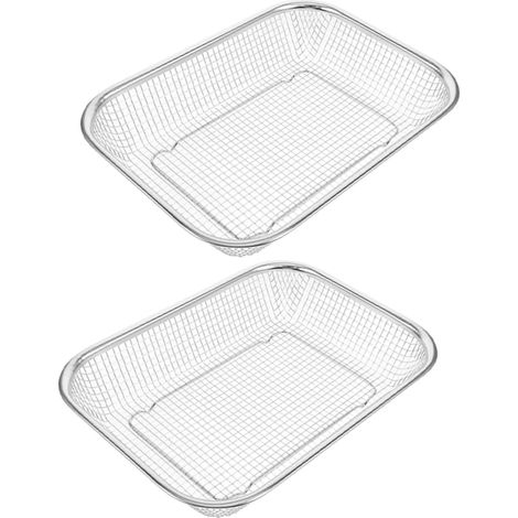 Multifunctional Dishwasher Utensil Holder - 2-Piece Cutlery Basket - Mesh Design for Cutlery - Construction