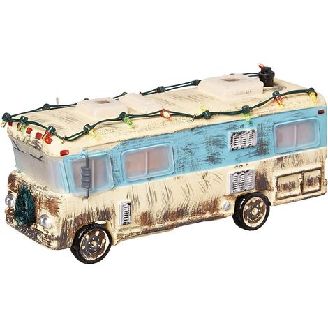 Maison Décorative De Noël - Maison Éclairée Griswold - Décoration Village De Noël En Résine - 13 x 9 x 18,5 cm - 1 Pièce (1/5)