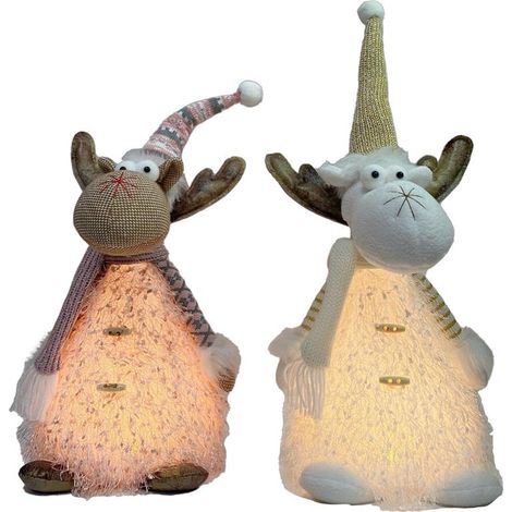 MAURY'S RENNA DOLL CON LUCI LED 20X15XH5 CM (1/2)