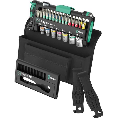 Juego de puntas/vasos Bicycle Set 3 41 piezas BZT PH/TORX®/Ranura/6-KT. WERA
