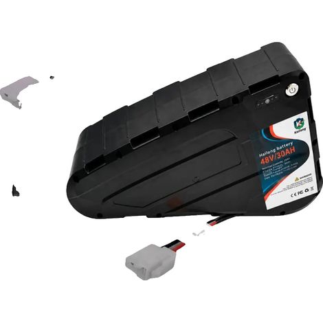 Batería para bicicleta eléctrica, 48 V, iones de litio, capacidad de 30 Ah, 48 V 30 Ah-DJ7021 (1/2)