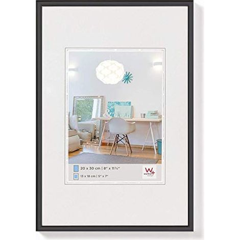 Walther Design New Lifestyle Cornice, Nero, 20x30 cm (1/4)