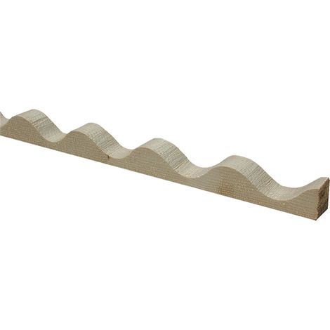 Profilo in Legno Ondulato 200 cm