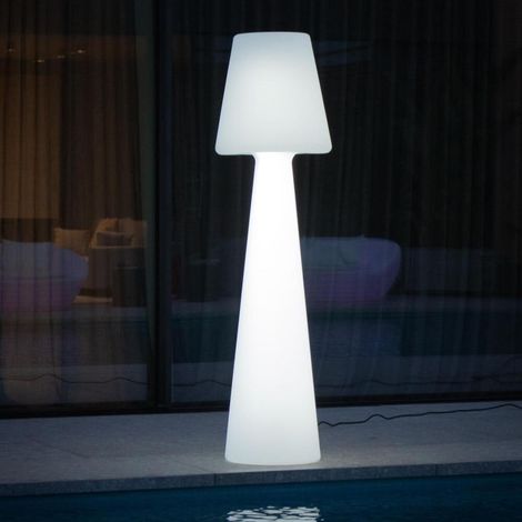 LOLA 165 cm hoch. Kabellose Stehleuchte für den Innen- und Außenbereich. LED-Licht über USB aufladbar. Hergestellt in Spanien