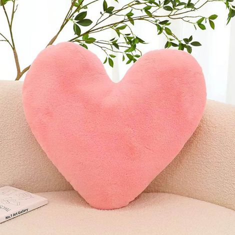 Coussin En Forme De Cœur - Rembourrage En Polyester - Pour Canapé Chambre Voiture - Décoration Intérieure - 30 cm - 1 Pièce (1/5)