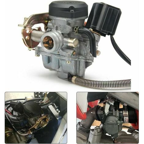 Carburatore per scooter a 4 tempi GY6 50CC 139QMB 139QMA Jonway Baja Jmstar Lance NST Peace Banzer Barton Zipp Romet 18mm PD18J LO-Ron (1/5)