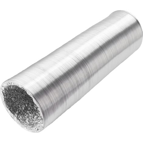 Conduit flexible 6 pouces 4 couches en aluminium pour sécheuse, ventilation CVC, gaine d'air de 5 m/16 pi (1/5)