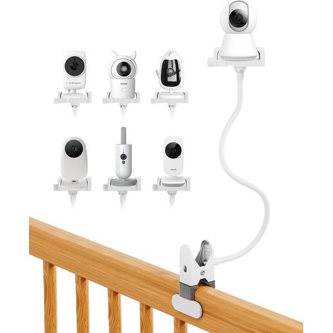 Support pour Moniteur Bébé ,Support Universel Flexible pour Babyphone,Supports pour caméra pour Babyphone , Clip pour téléphone portable (1/5)
